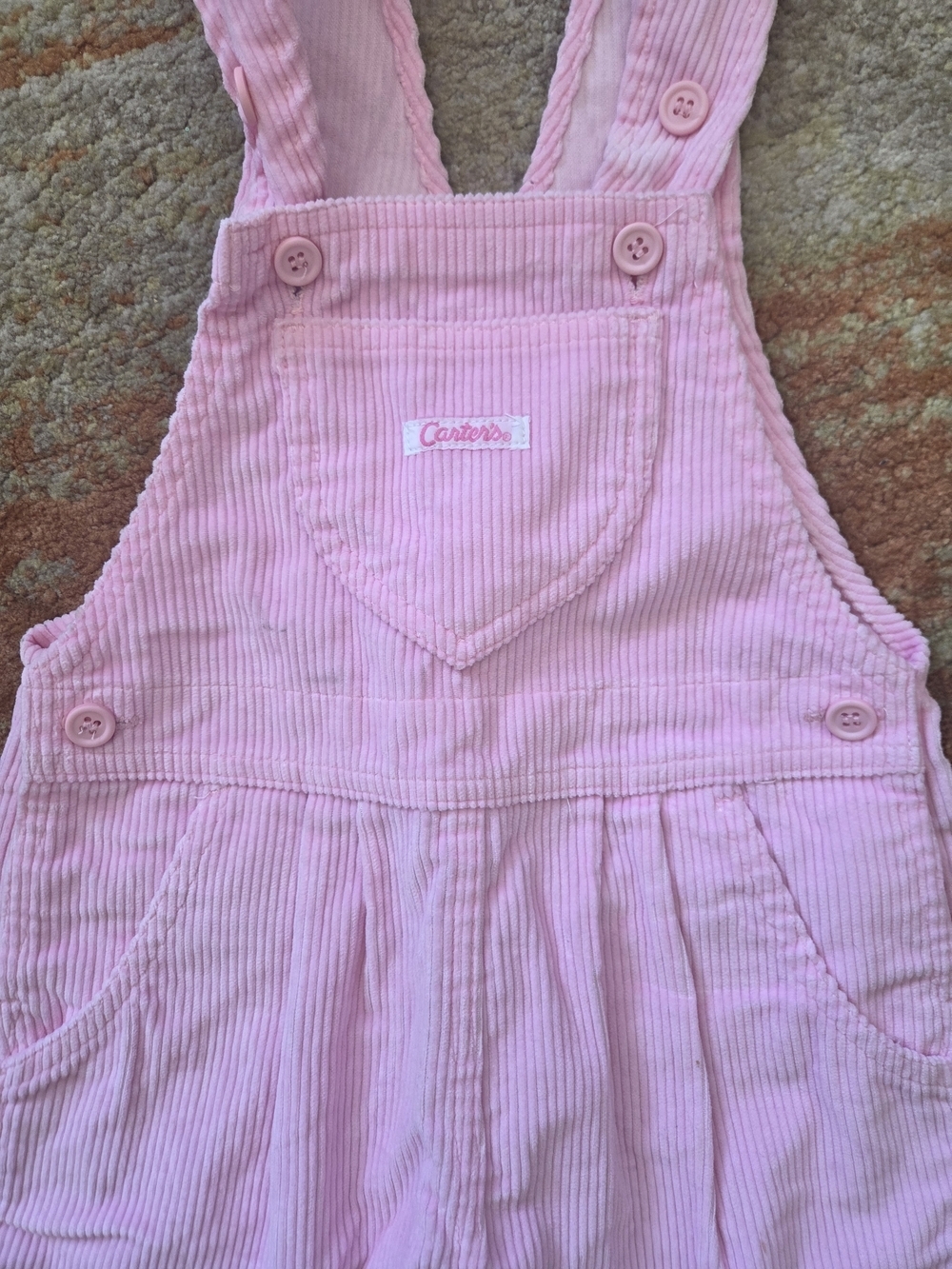 Two Vintage 1995 Carter's Kids Overalls *READ DESCRIPTION AND SEE ALL PHOTOS* - Picture 9 of 13